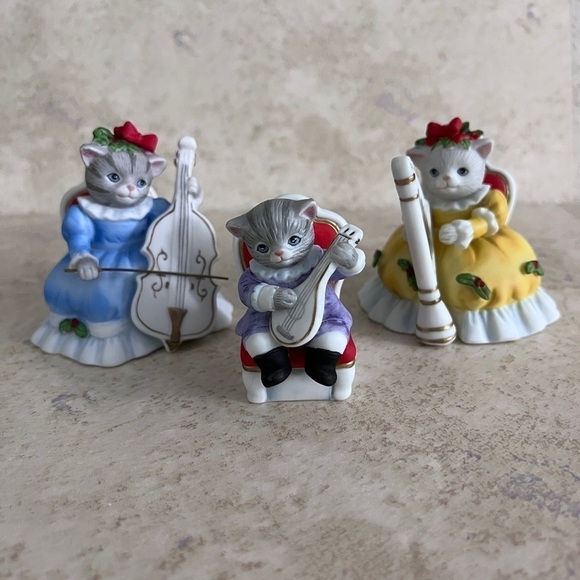 Kitty Cucumber Baby Pickles and Priscilla musicians Schmid 1993 Figurine - Picture 1 of 7